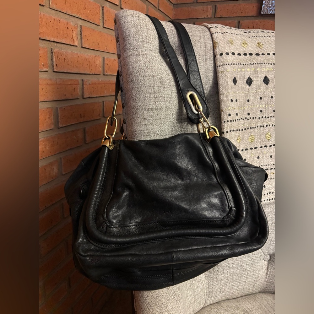 Chloe Black Leather Bag 😍